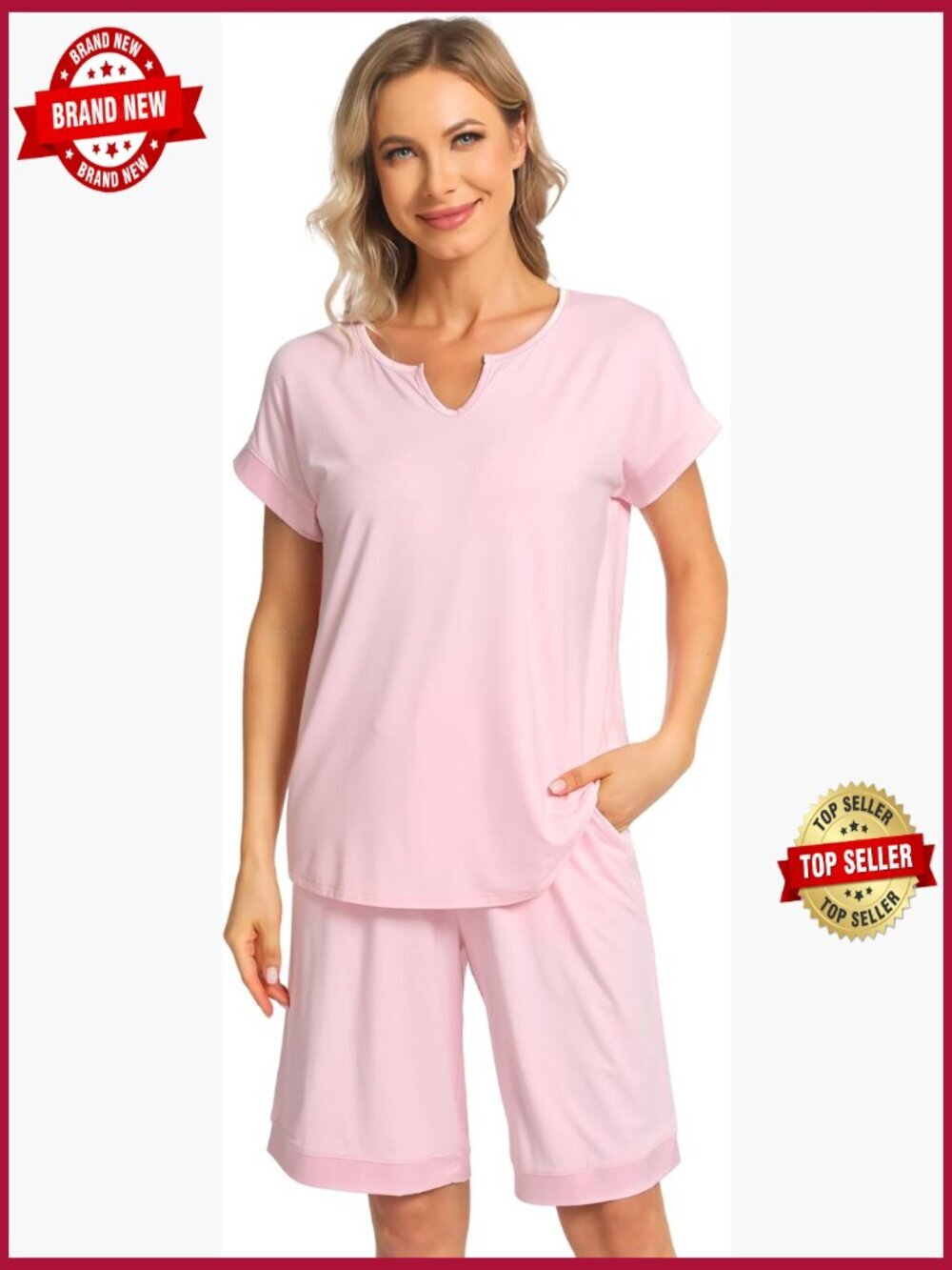 Bamboo Viscose Pajama Set - 2 Piece Lounge Set
